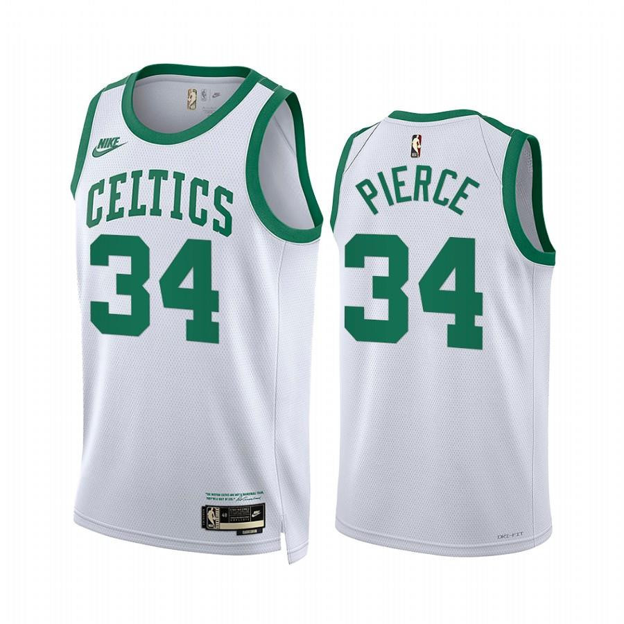 Paul Pierce Boston Celtics Classic Edition White 34 Jersey Year Zero - Men Jersey - JS386