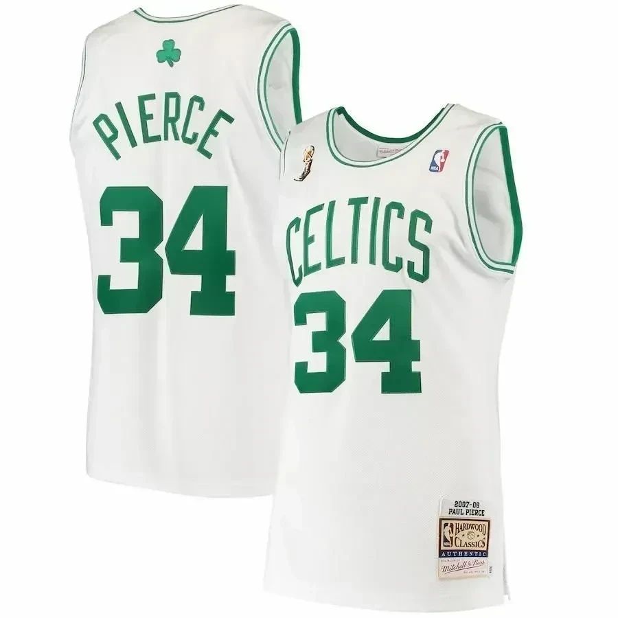 Paul Pierce Boston Celtics Mitchell & Ness 2007 Hardwood Classics Jersey - White - JS839