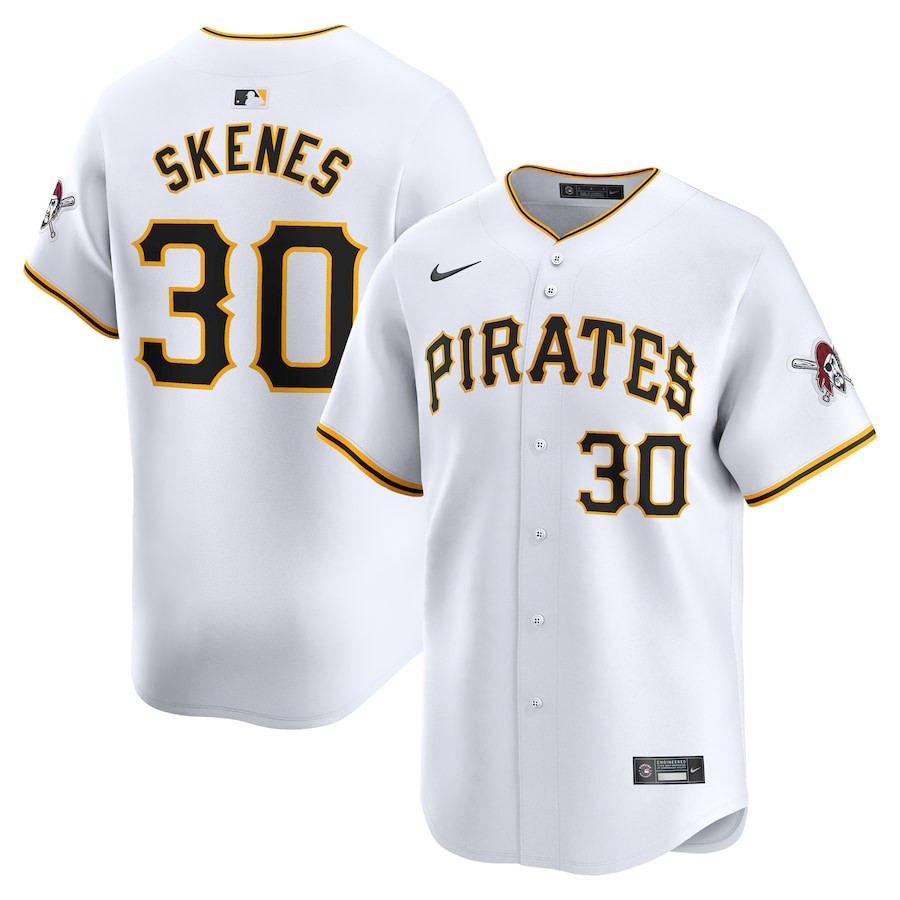 Paul Skenes 30 Pittsburgh Pirates Home Limited Men Jersey - White 