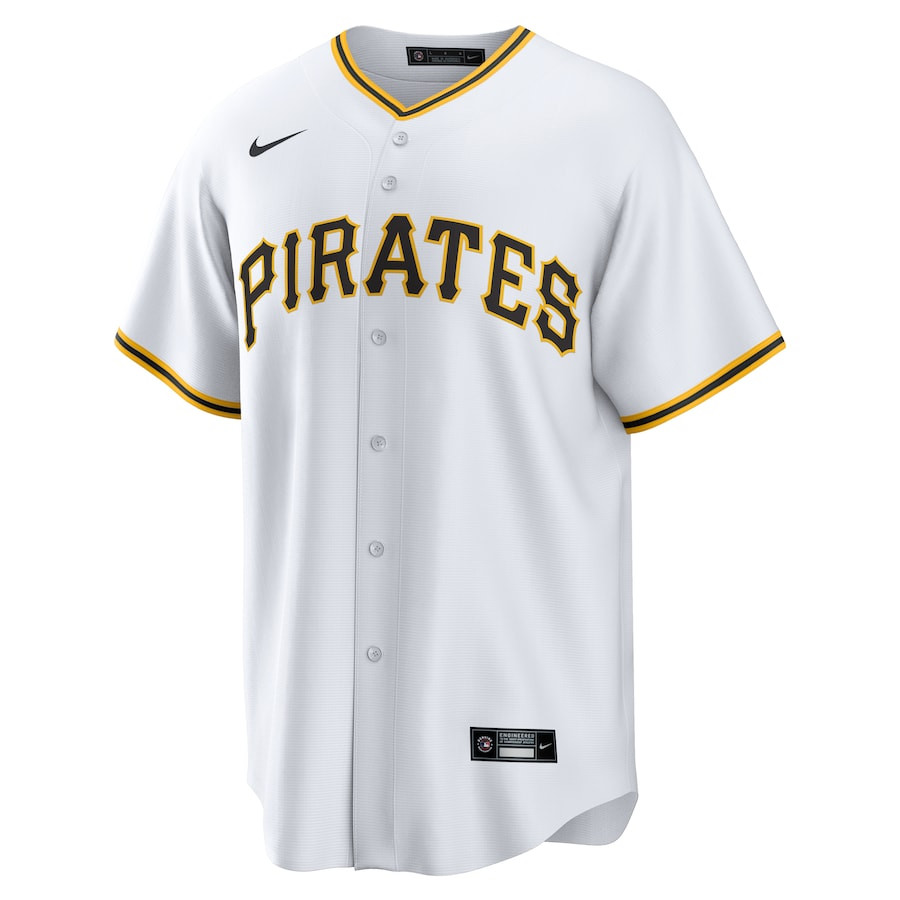 Alternative view of Paul Skenes 30 Pittsburgh Pirates Home Men Jersey - White 