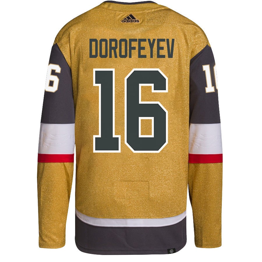 Alternative view of Pavel Dorofeyev 16 Vegas Golden Knights Stanley Cup 2023 Final Patch Home Breakaway Men Jersey - Gold - JS626 