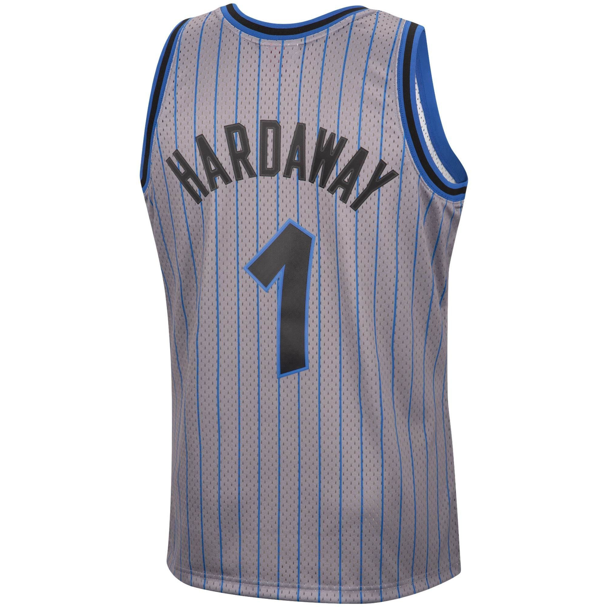 Alternative view of Penny Hardaway Orlando Magic Mitchell & Ness 1994-95 Hardwood Classics Reload Swingman Jersey - Gray - JS540 