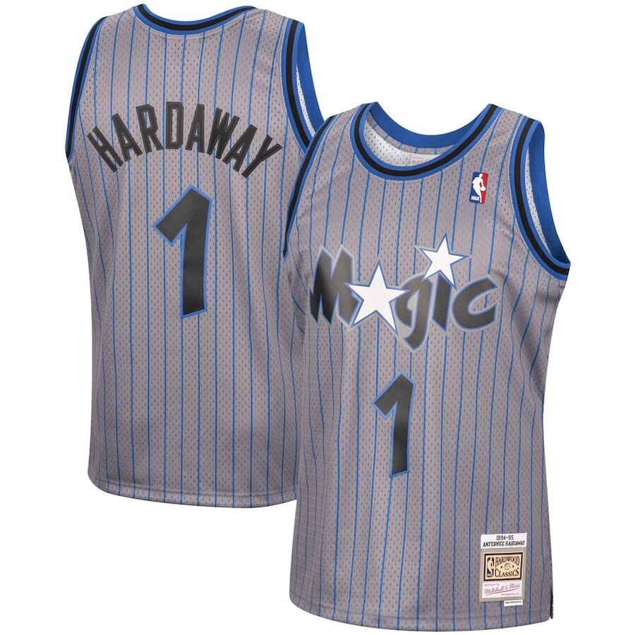 Penny Hardaway Orlando Magic Mitchell & Ness 1994-95 Hardwood Classics Reload Swingman Jersey - Gray