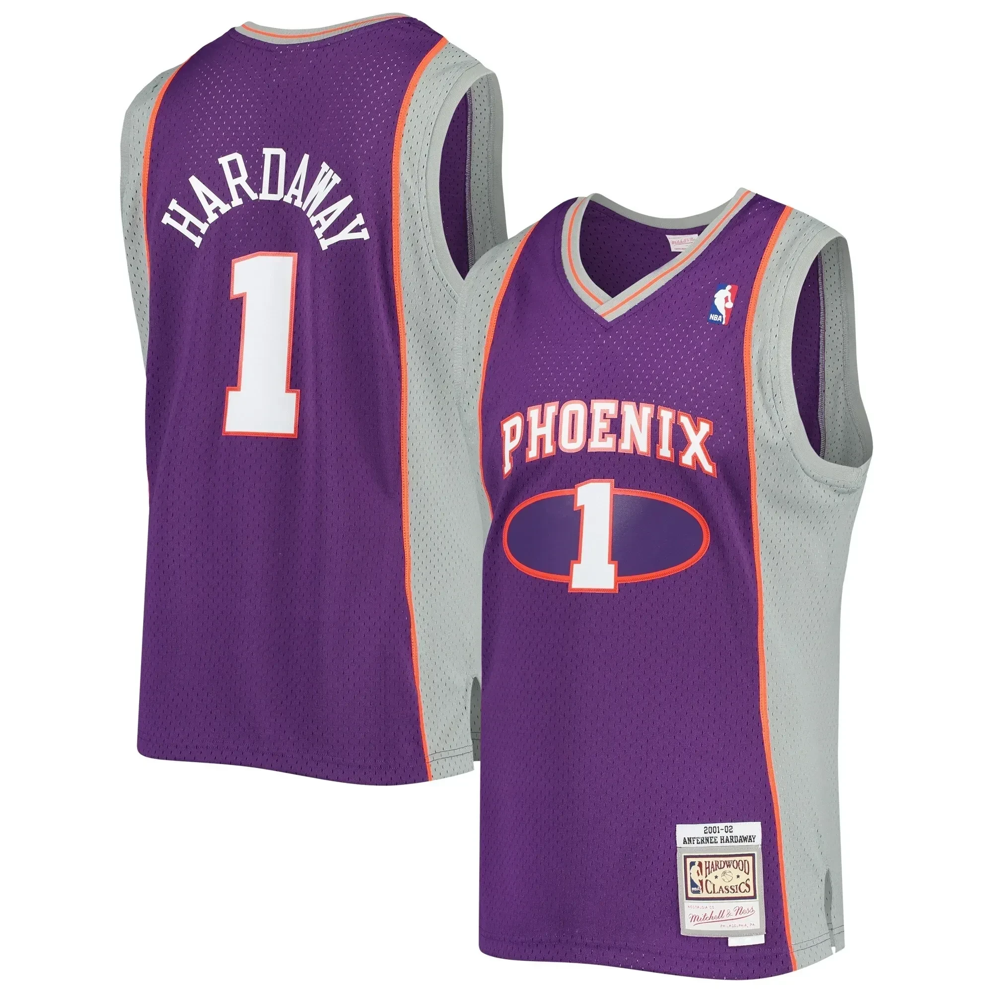 Penny Hardaway Phoenix Suns Mitchell & Ness 2001-2002 Hardwood Classics Swingman Jersey - Purple - JS548 