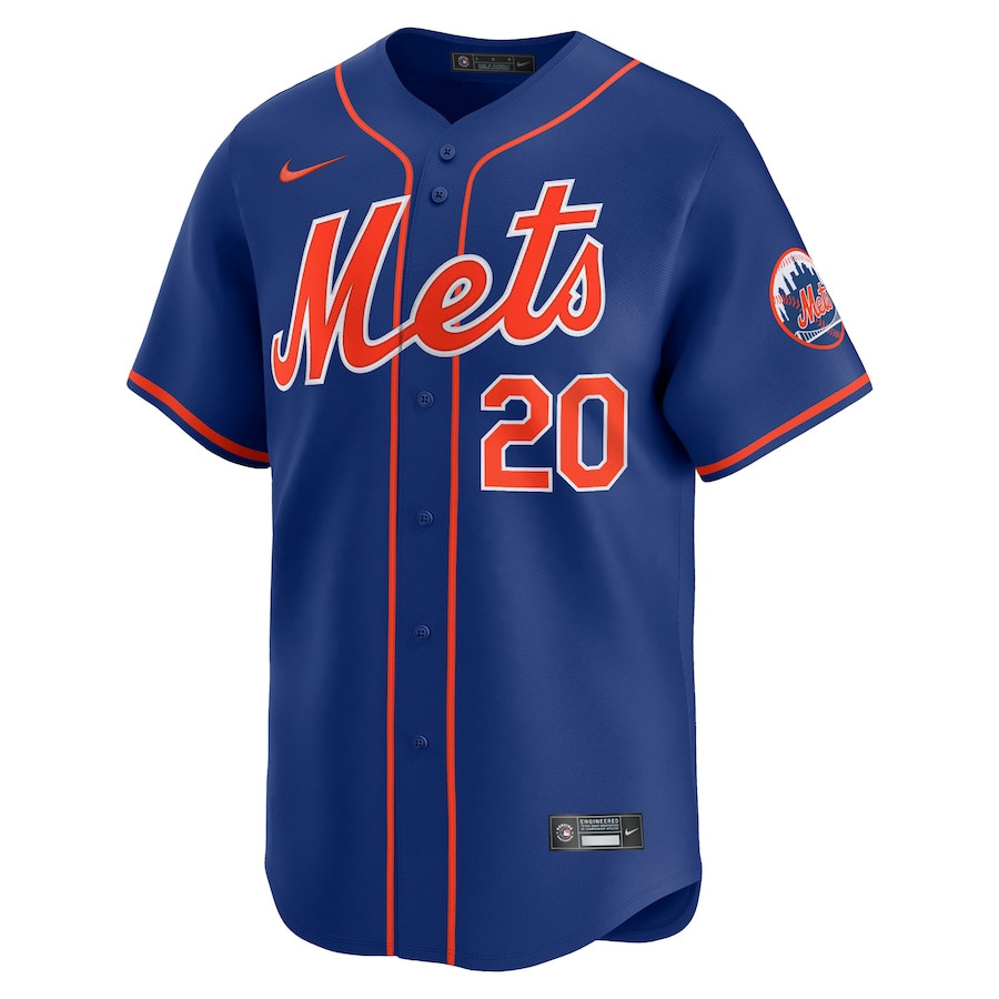 Alternative view of Pete Alonso 20 New York Mets Alternate Limited Men Jersey - Royal 