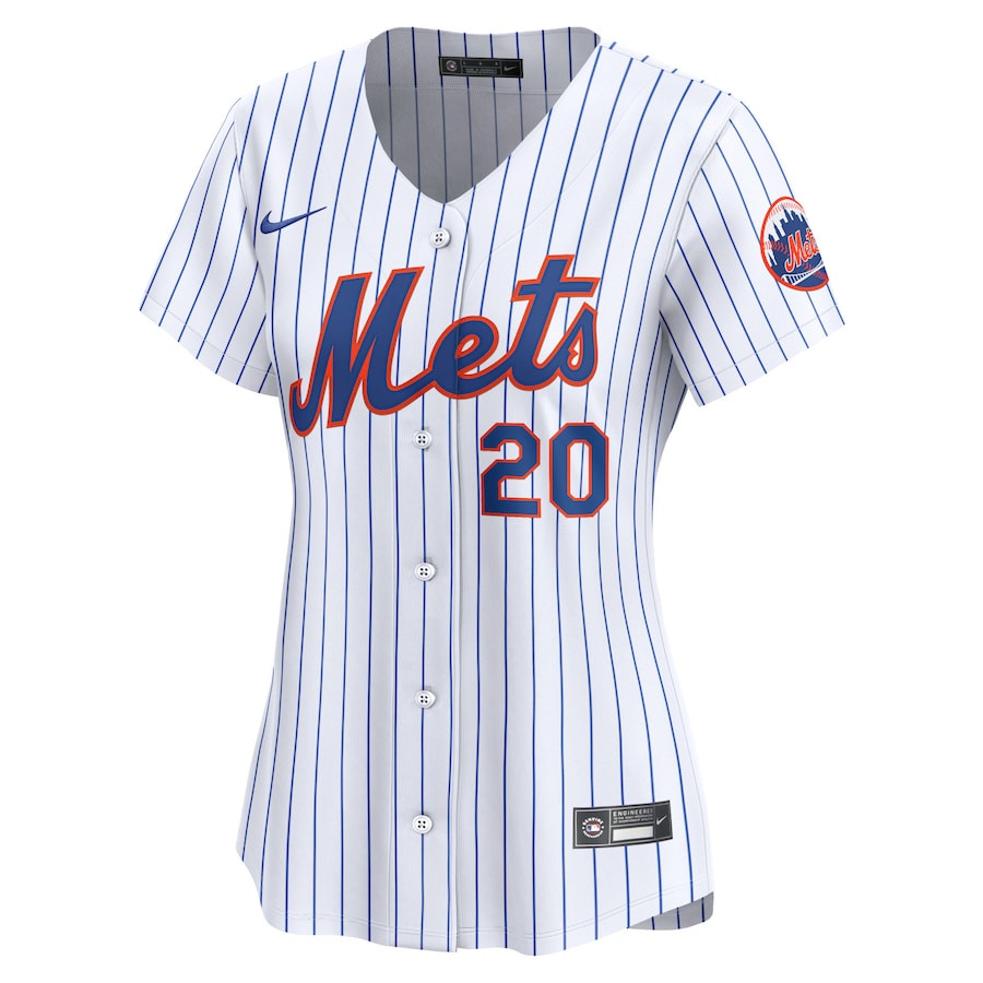 Alternative view of Pete Alonso 20 New York Mets Home Limited Women Jersey - White 