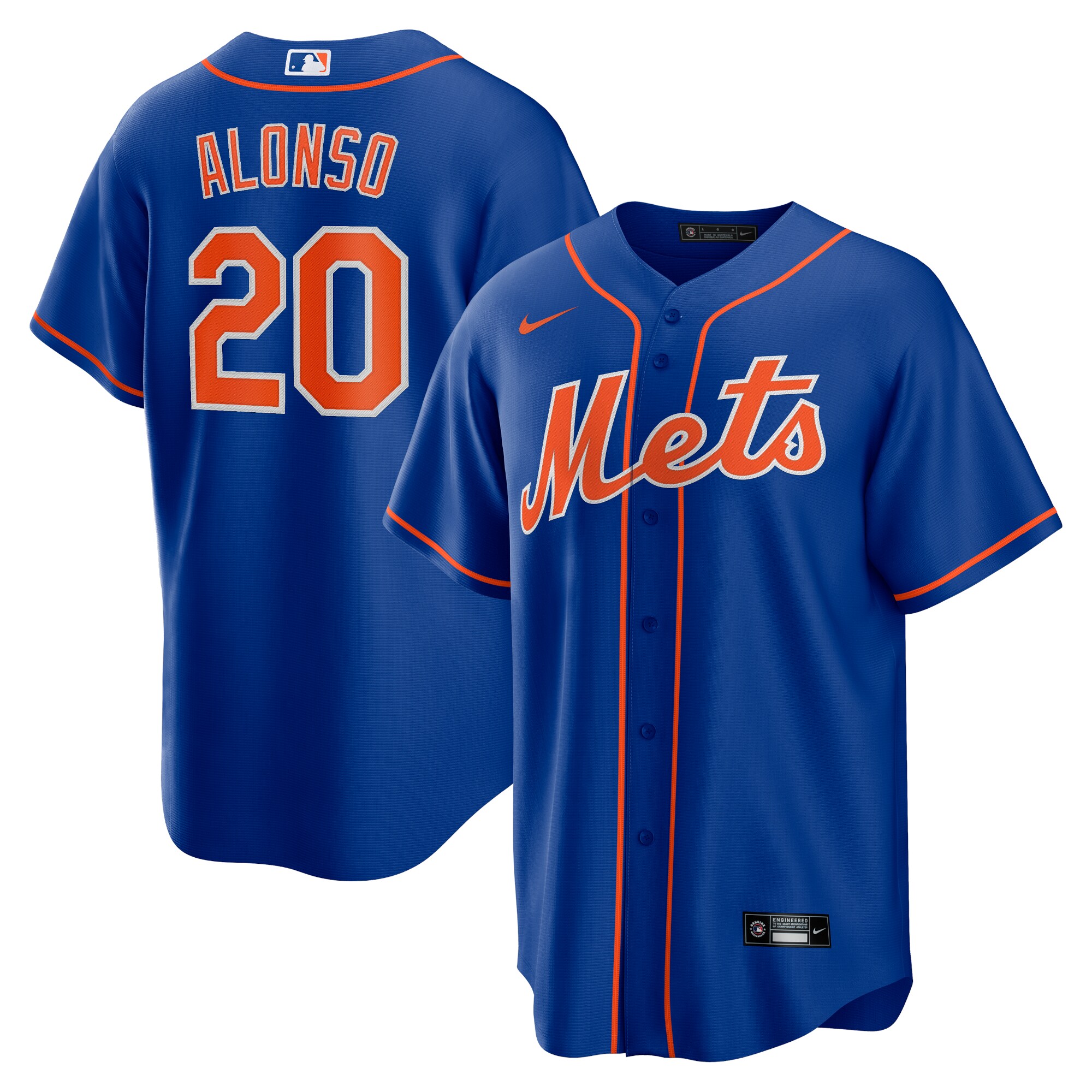 Pete Alonso New York Mets Home Replica Player Name Jersey – White