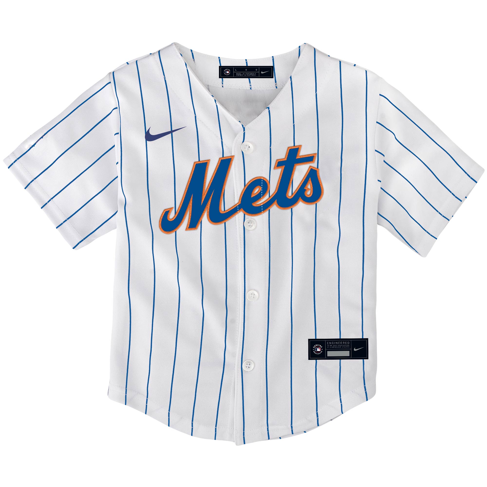 Alternative view of Pete Alonso New York Mets Toddler Home Replica Player Jersey - White