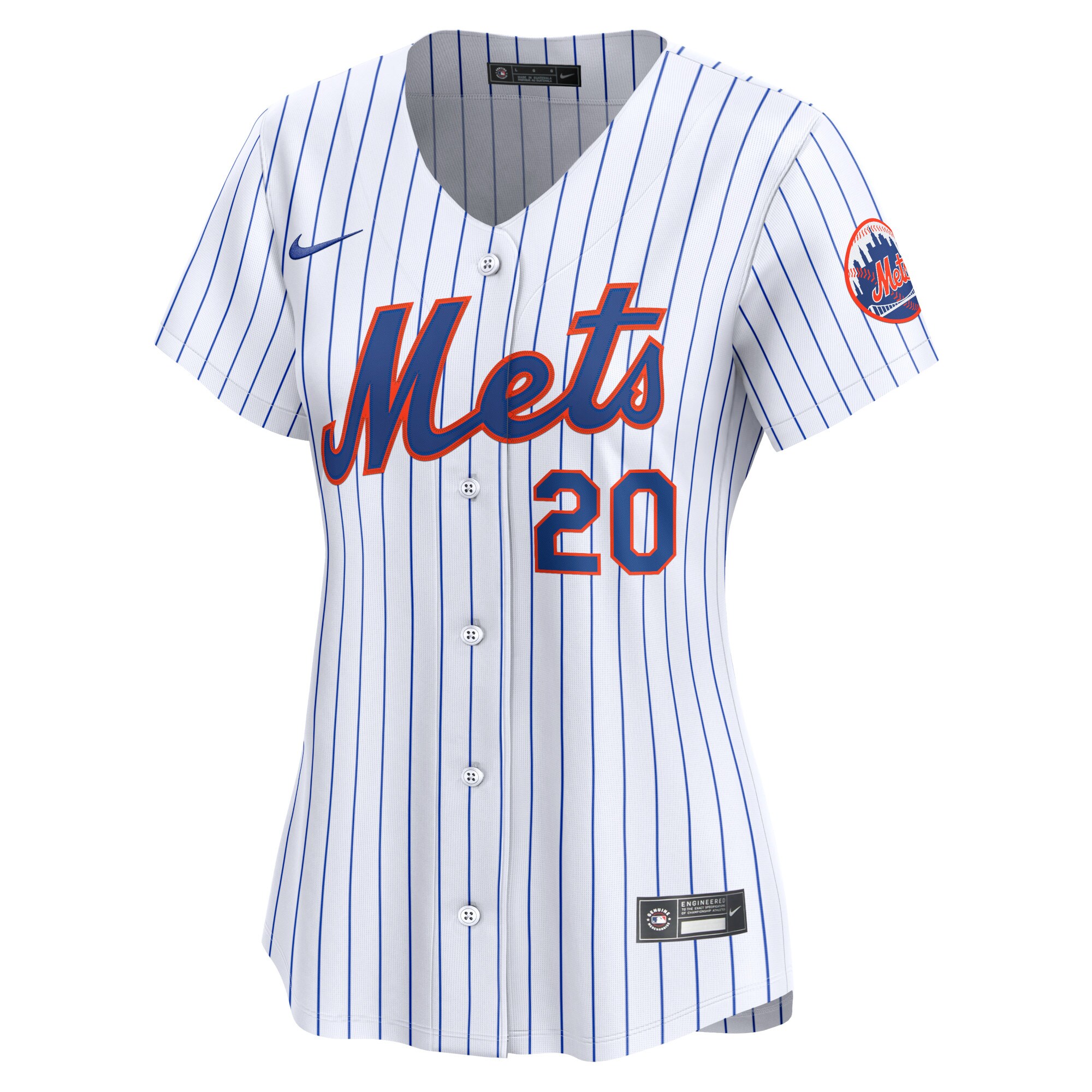 Alternative view of Pete Alonso New York Mets Women's Home Limited Player Jersey - White