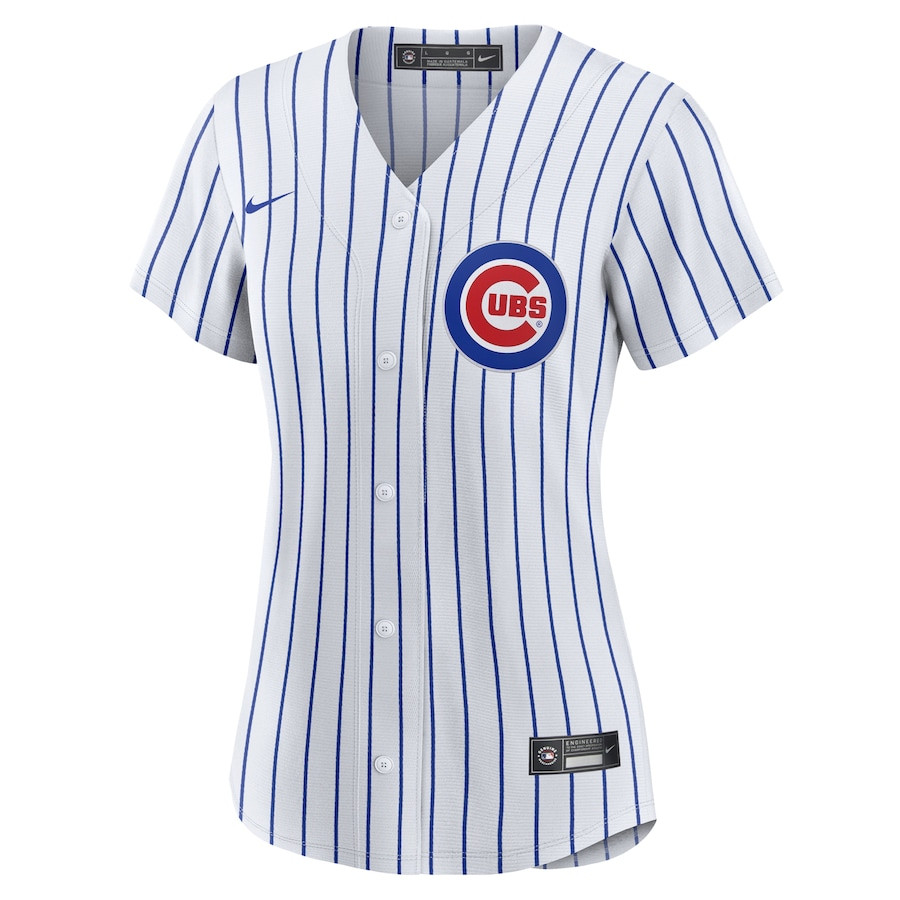 Alternative view of Pete Crow-Armstrong 52 Chicago Cubs Home Women Jersey - White
