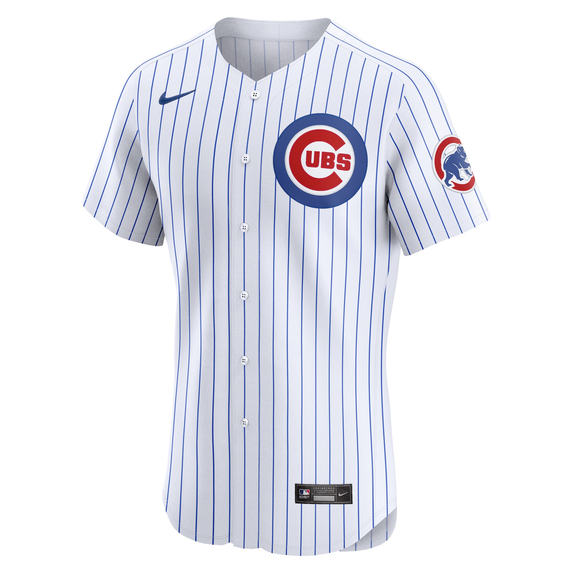 Alternative view of Pete Crow-armstrong Chicago Cubs Home Elite Player Jersey - White