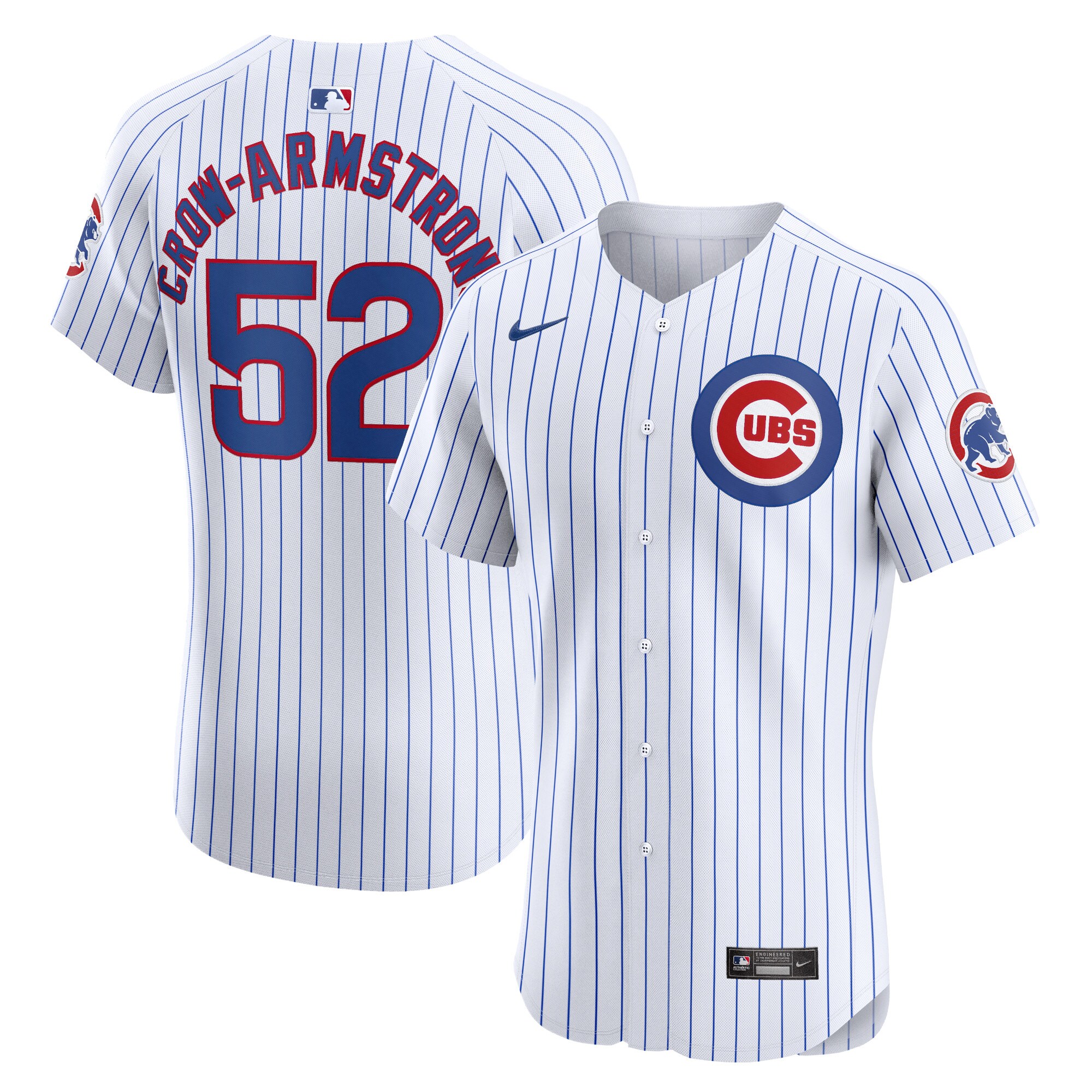 Pete Crow-armstrong Chicago Cubs Home Elite Player Jersey - White