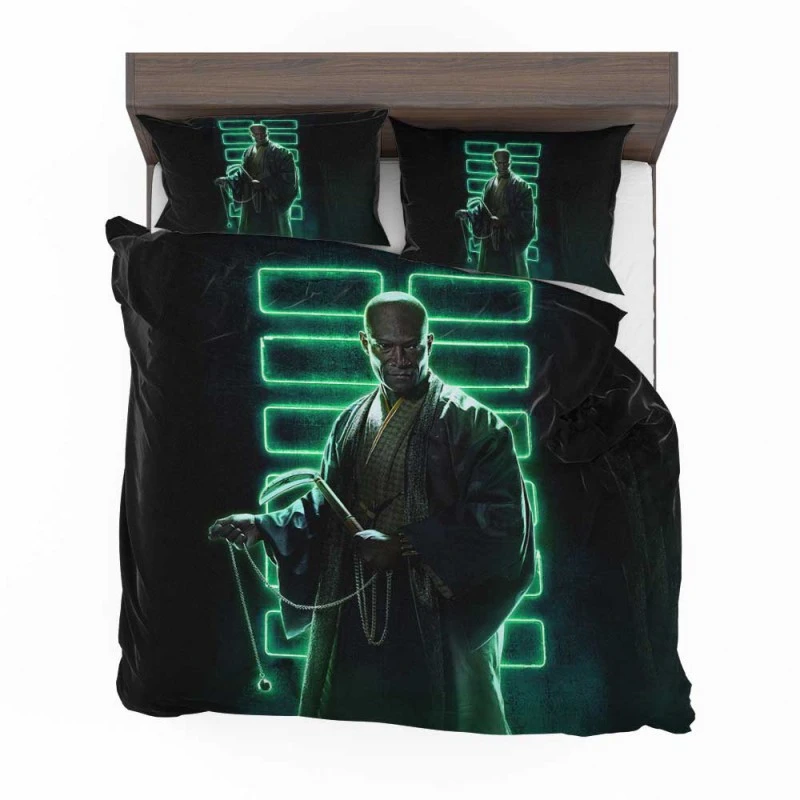 Alternative view of Peter Mensah As Blind Master In Snake Eyes Movie Bedding Set - Custom Bedding Set