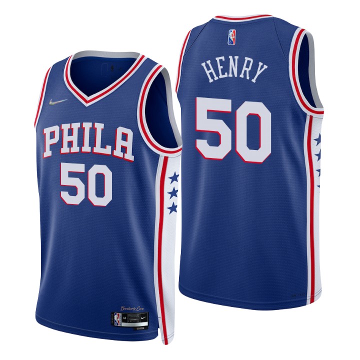 Philadelphia 76ers Aaron Henry 75th Anniversary Diamond Jersey Icon