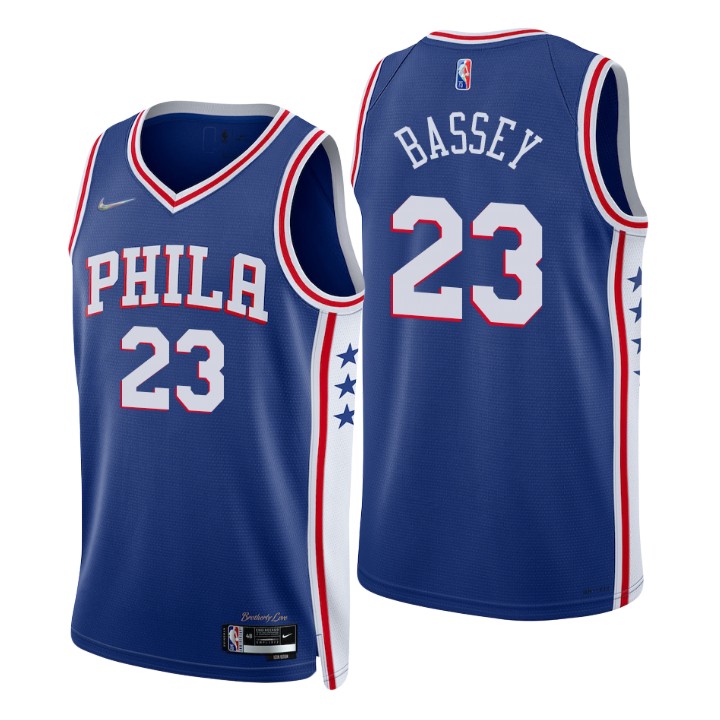 Philadelphia 76ers Charles Bassey 75th Anniversary Diamond Jersey Icon