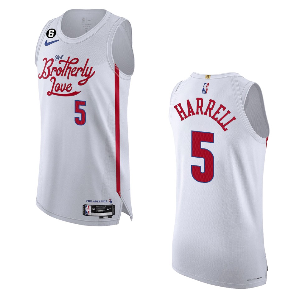 Philadelphia 76ers City Edition Montrezl Harrell 2022-23 White Jersey
