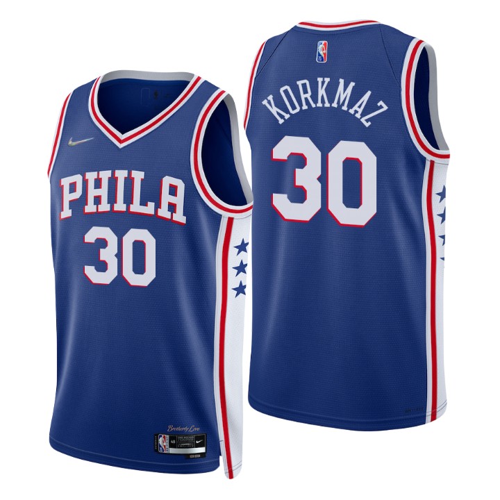 Philadelphia 76ers Furkan Korkmaz 75th Anniversary Diamond Jersey Icon