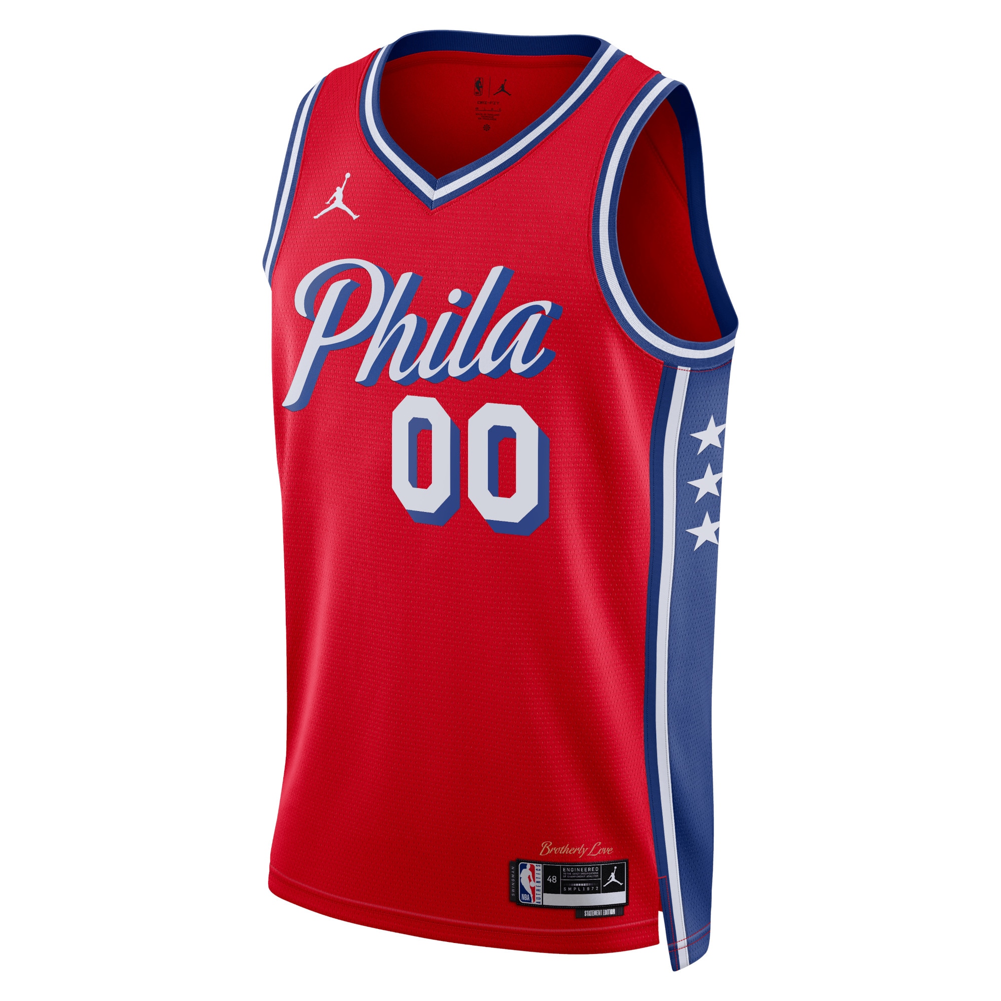 Philadelphia 76ers Jordan Statement Swingman Jersey - Custom - Unisex - JS410 