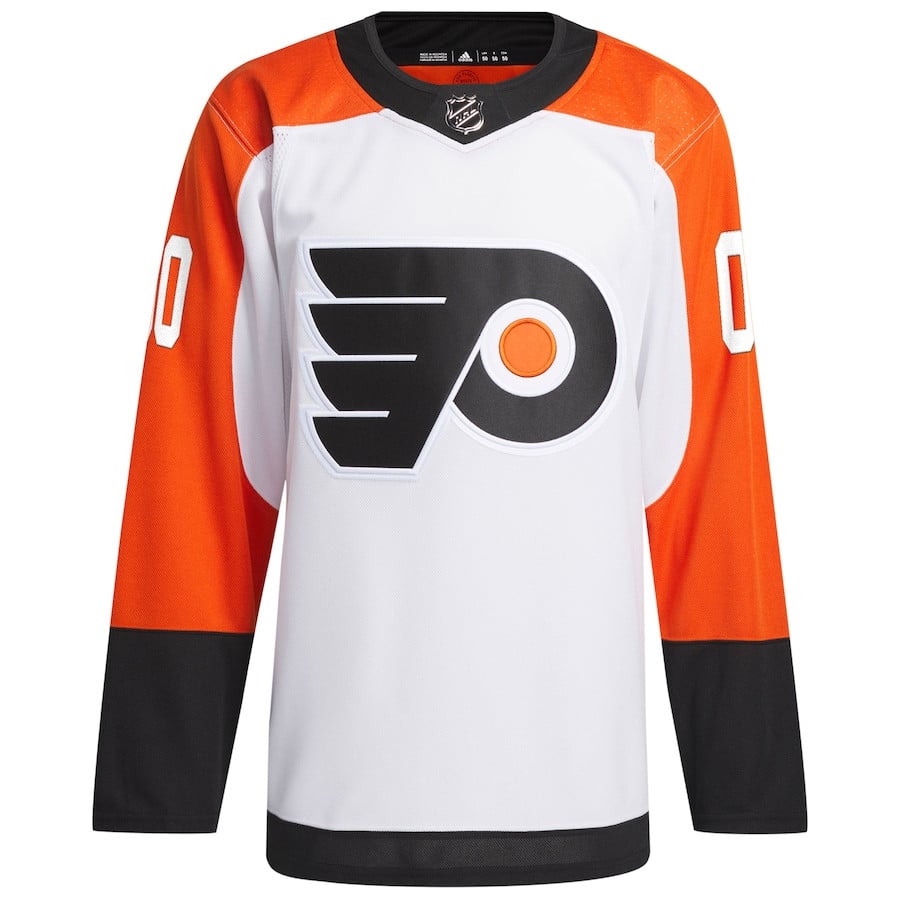 Alternative view of Philadelphia Flyers Away Primegreen Custom Men Jersey - White - JS596 