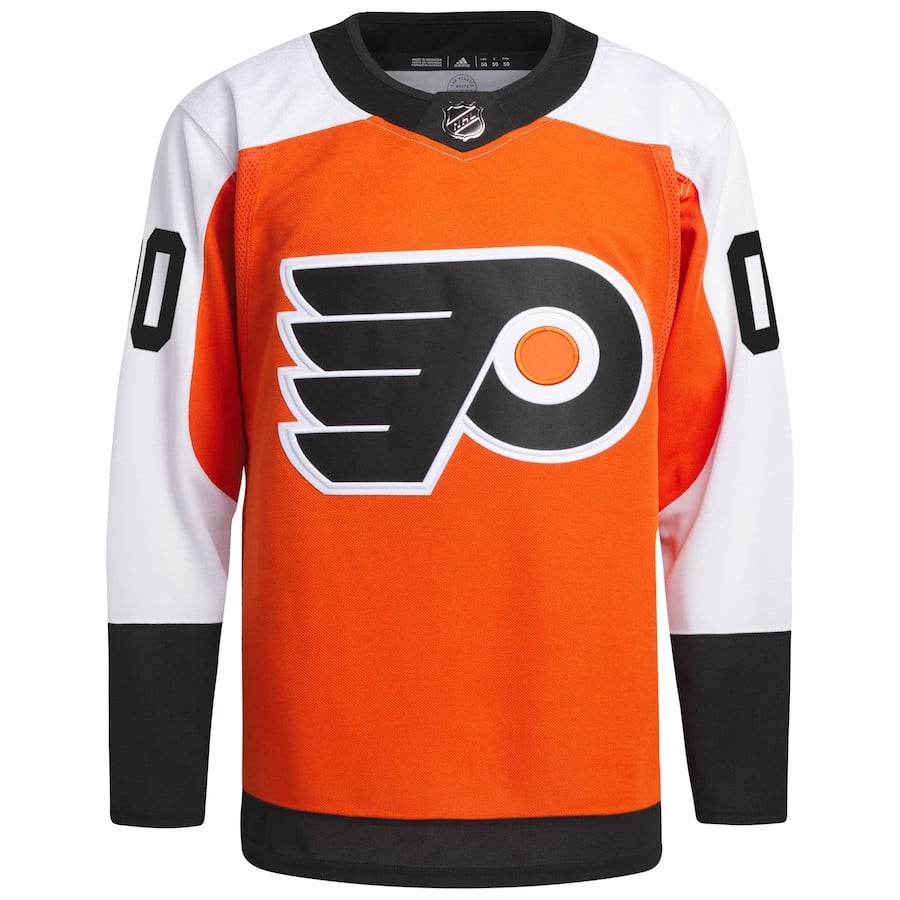 Alternative view of Philadelphia Flyers Home Primegreen Custom Men Jersey - Burnt Orange - JS544 