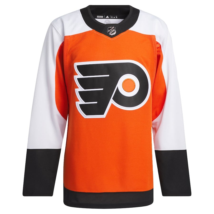 Alternative view of Philadelphia Flyers Home Primegreen Men Jersey - Burnt Orange - JS900 