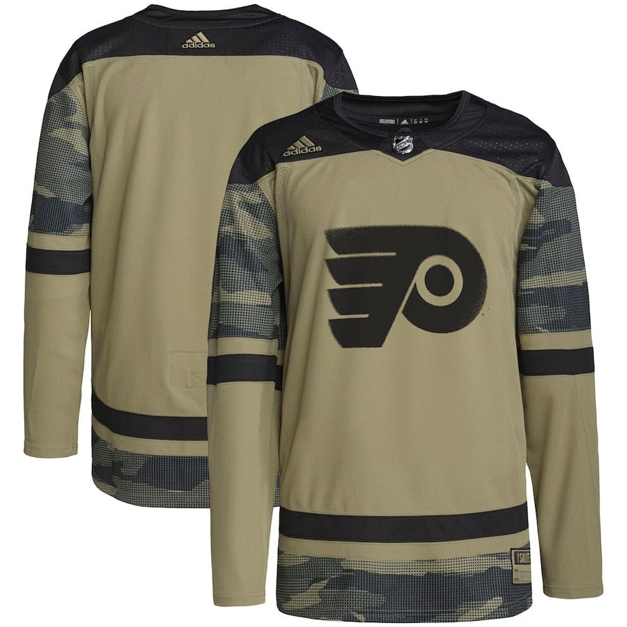Philadelphia Flyers Military Appreciation Team Practice Men Jersey - Camo - JS145 