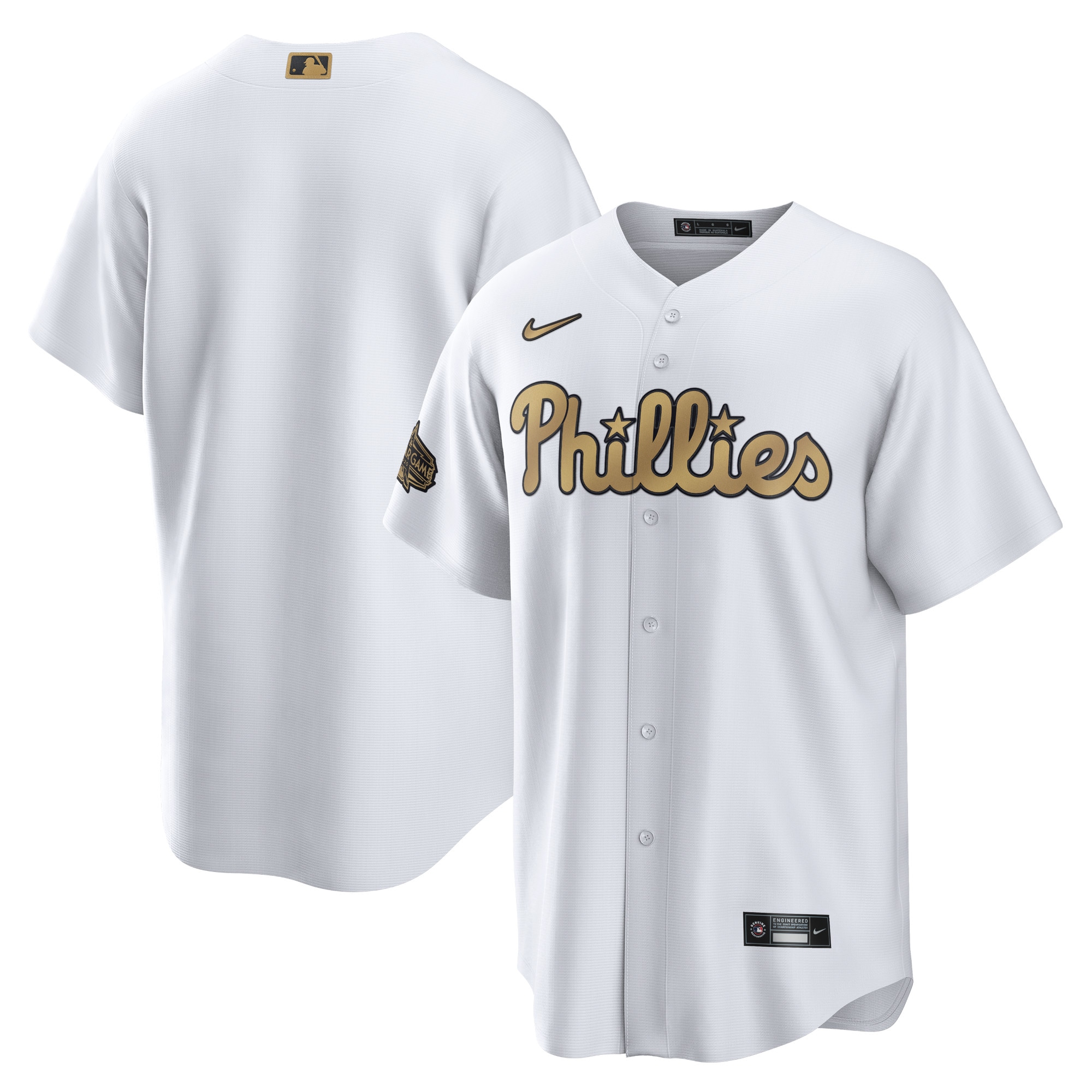 Philadelphia Phillies 2022 Mlb All-star Game Replica Blank Jersey - White