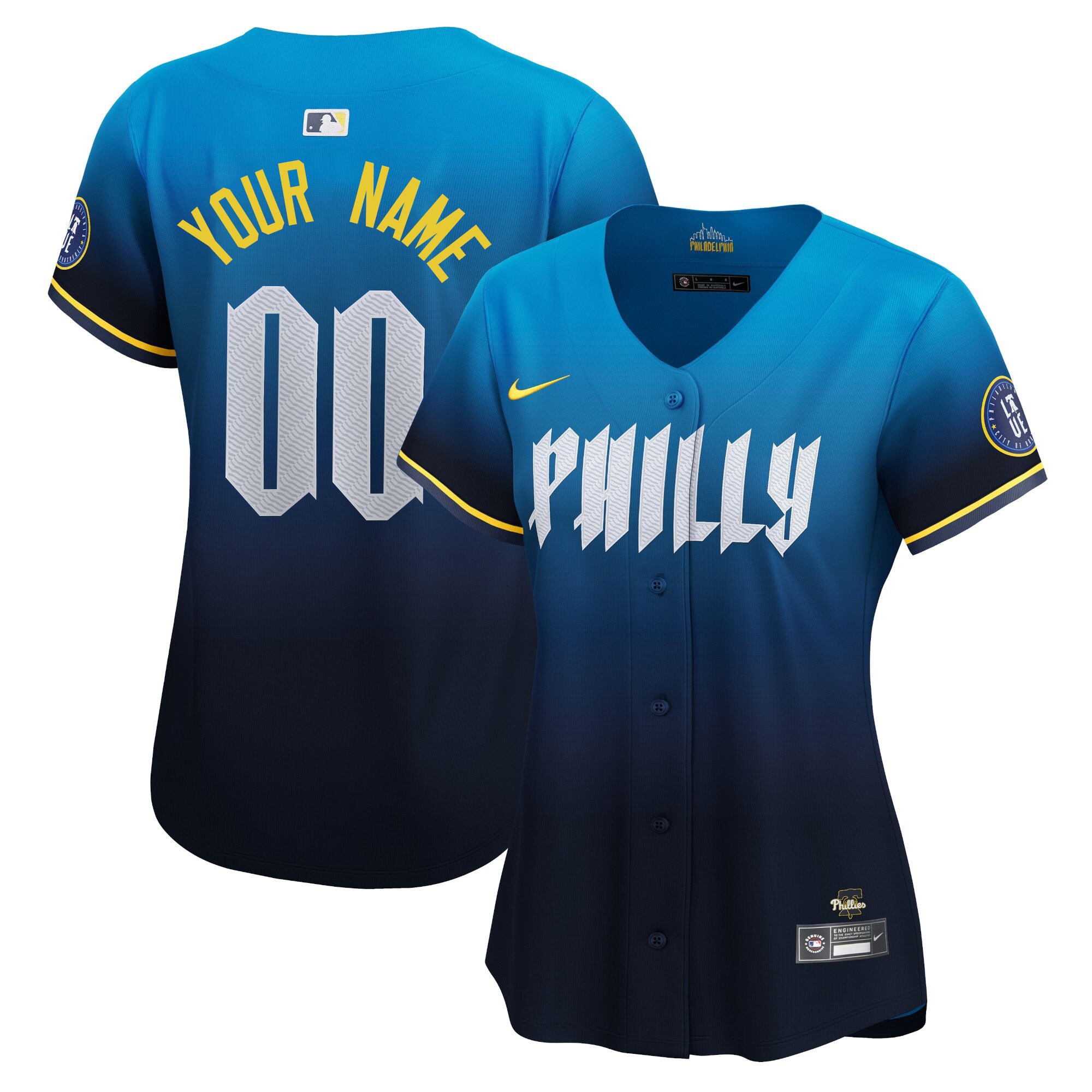 Philadelphia Phillies 2024 City Connect Limited Jersey Customized- Women 