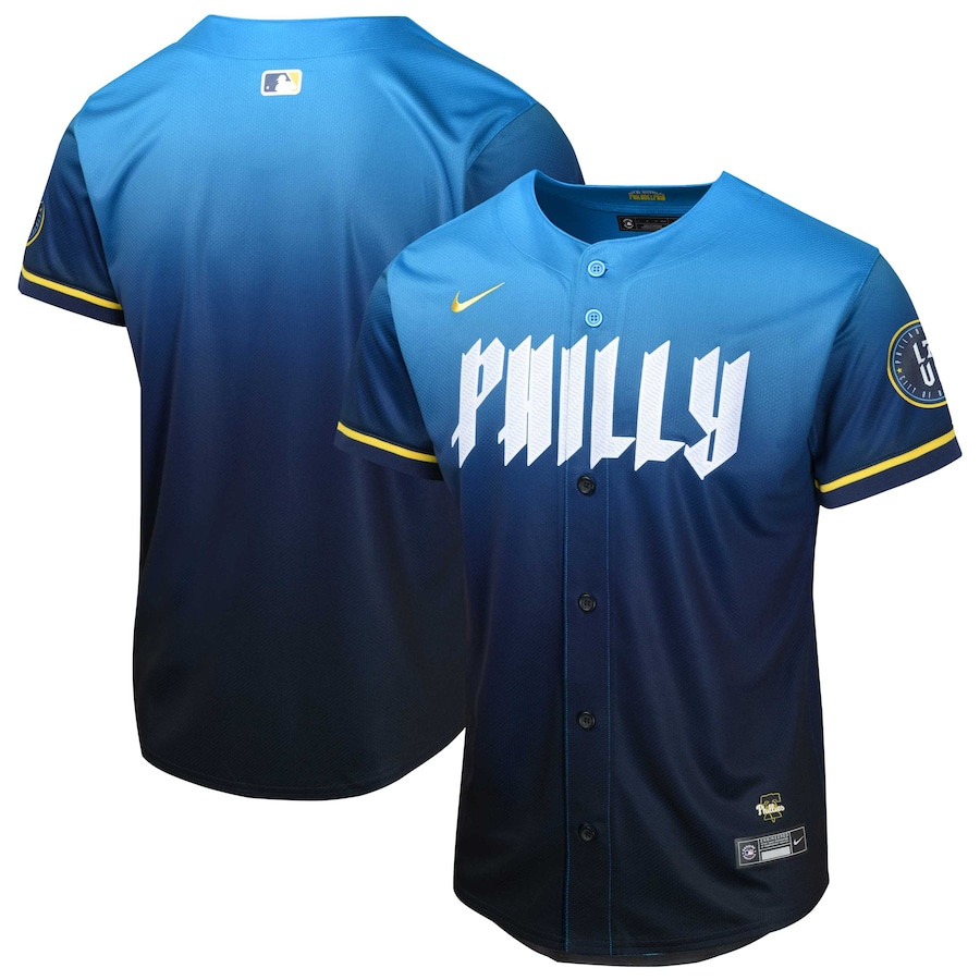 Philadelphia Phillies 2024 City Connect Limited YOUTH Jersey - Blue 