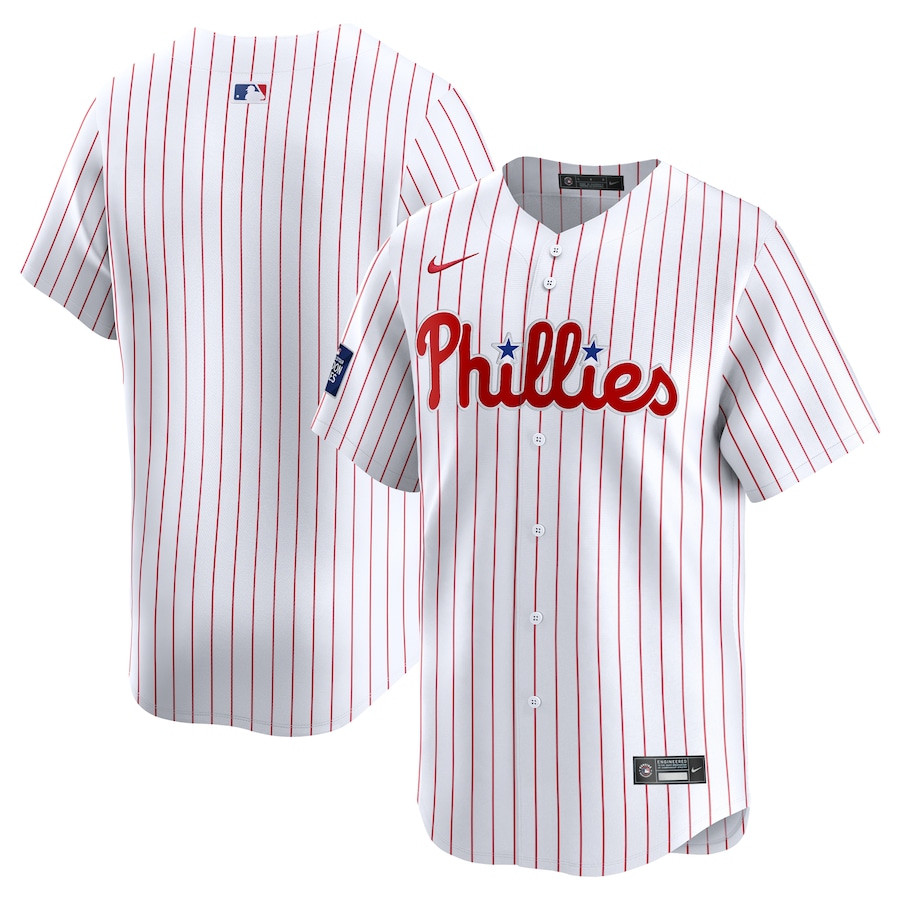 Philadelphia Phillies 2024 MLB World Tour London Series Home Limited Men Jersey - White 