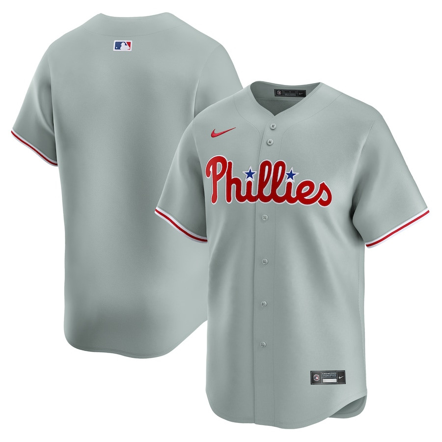 Philadelphia Phillies Away Limited Men Jersey - Gray 