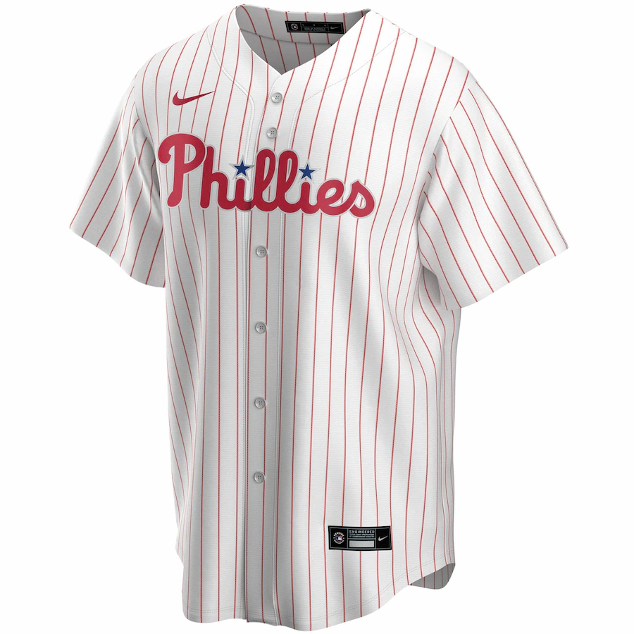 Alternative view of Philadelphia Phillies Home 2020 Replica Team Jersey ÃƒÂ¢Ã¢â€šÂ¬Ã¢â‚¬Å“ White