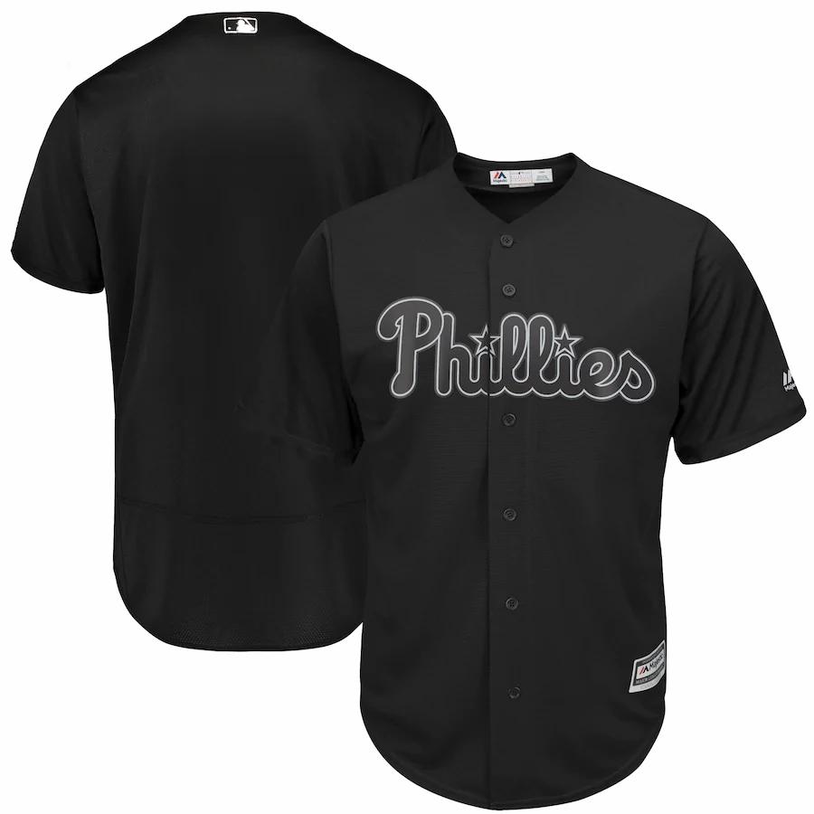 Philadelphia Phillies Majestic 2019 Players' Weekend Replica Team Jersey - Black
