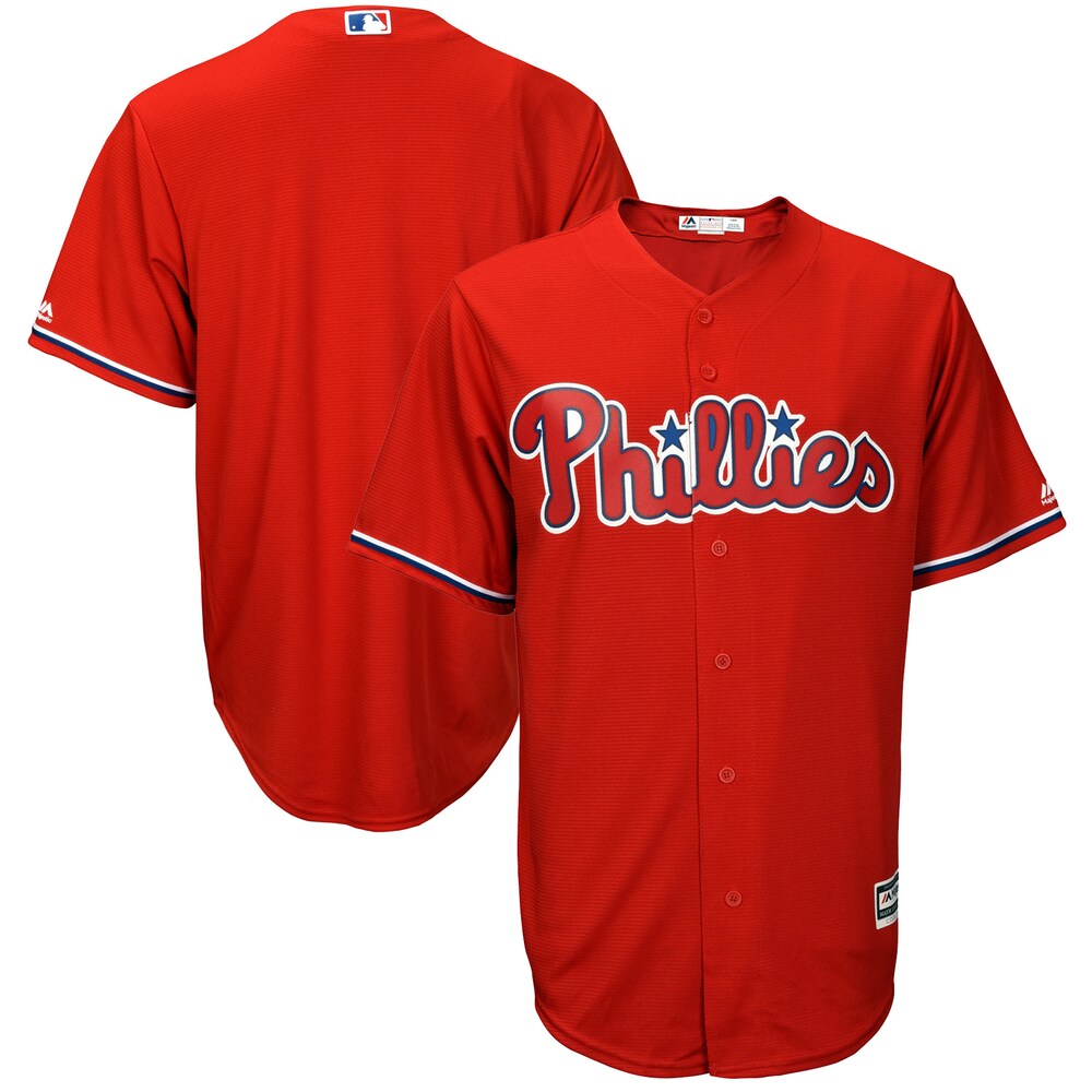 Philadelphia Phillies Majestic Big & Tall Fashion Cool Base Team Jersey - Scarlet