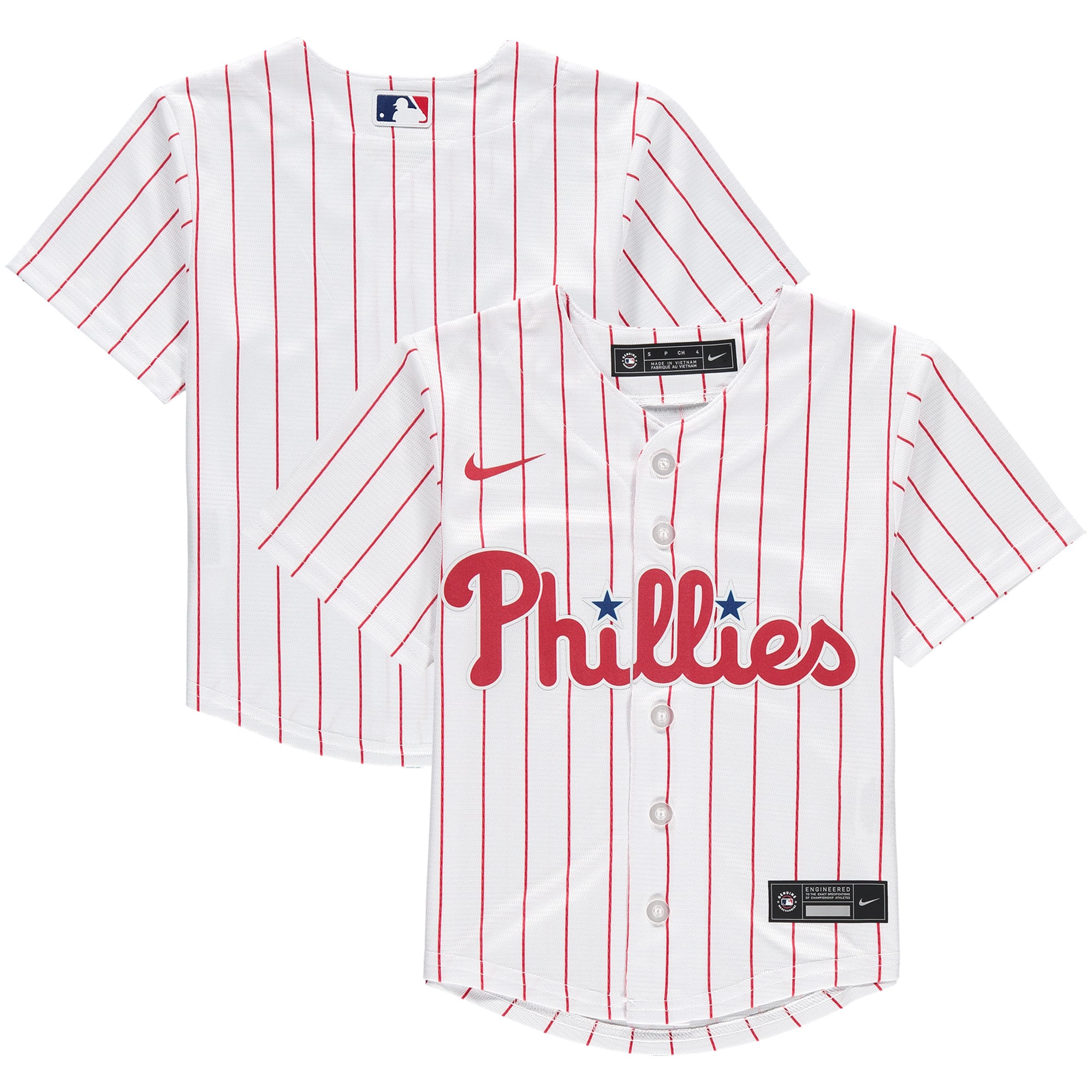 Philadelphia Phillies Preschool Home Replica Team Jersey - White