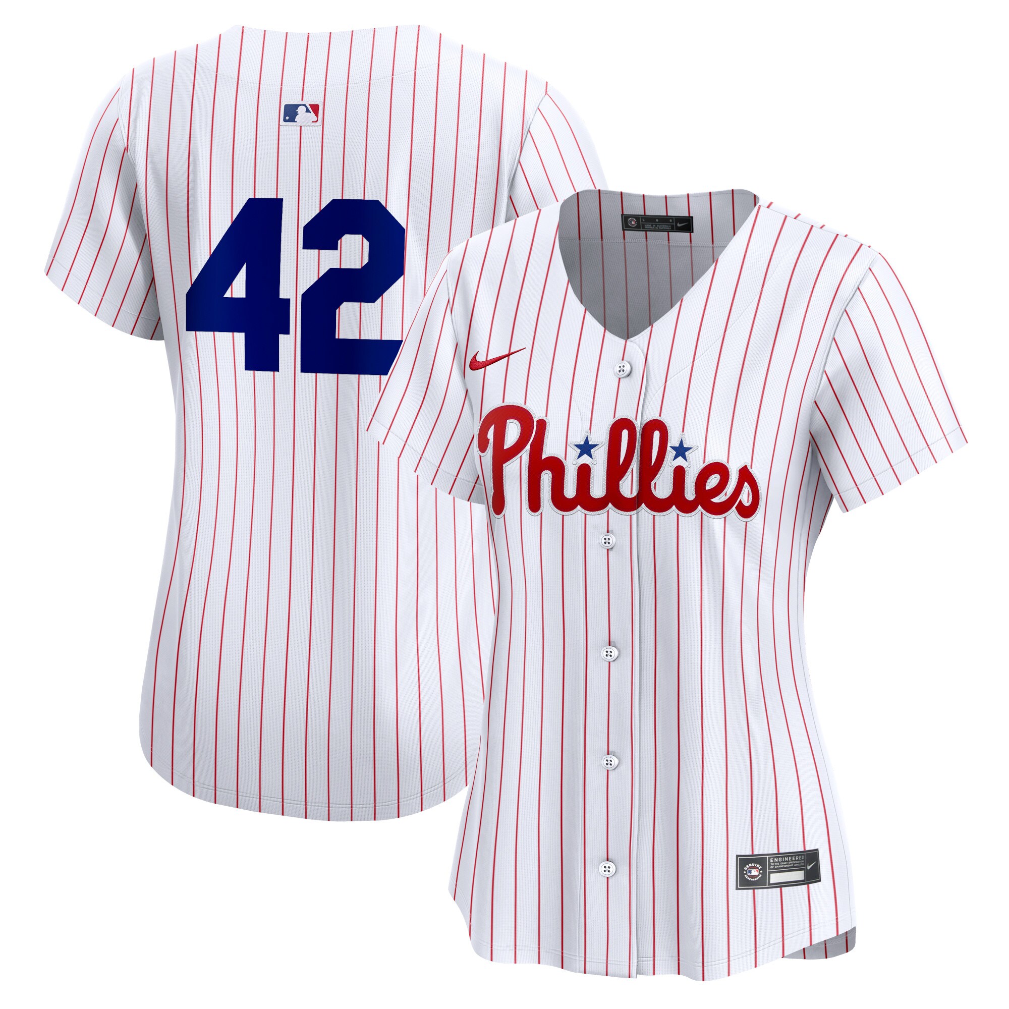 Philadelphia Phillies Women's 2024 Jackie Robinson Day Home Limited JerseyÃƒâ€šÃ‚Â ÃƒÂ¢Ã¢â€šÂ¬Ã¢â‚¬Å“ White