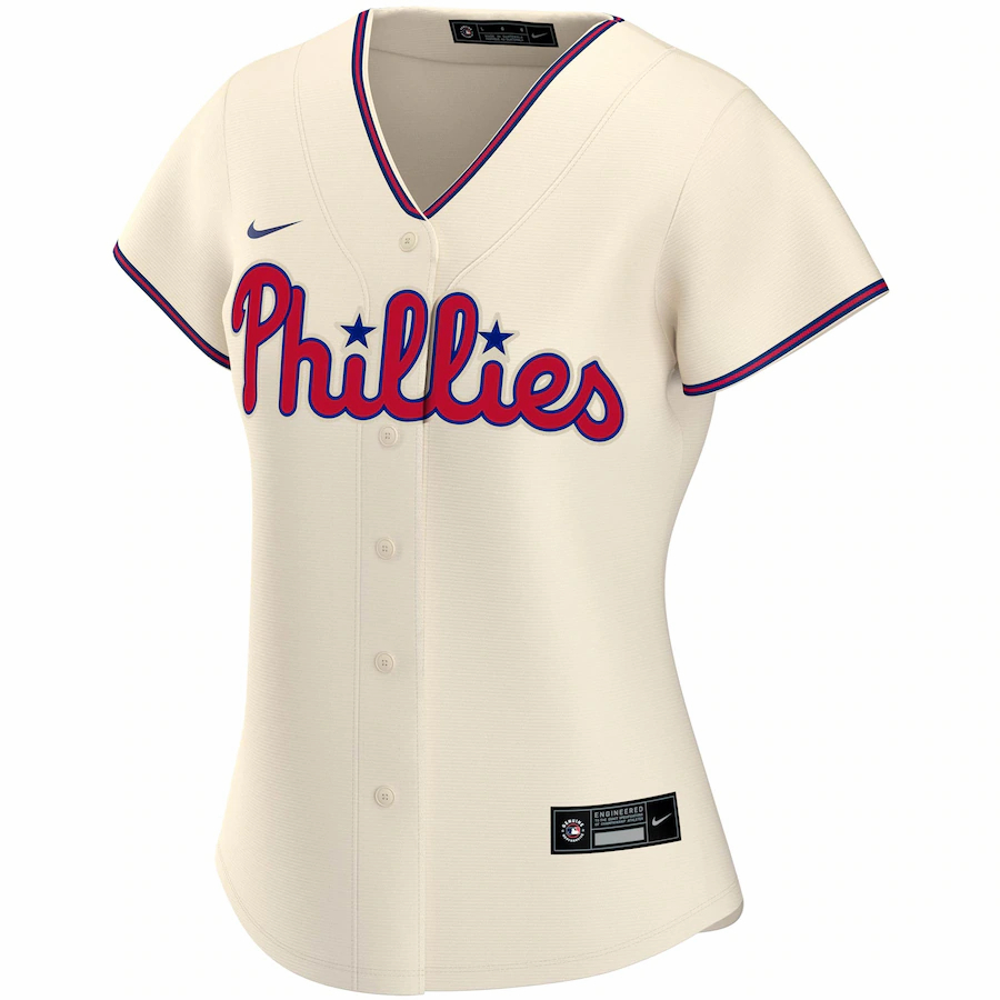 Alternative view of Philadelphia Phillies Women's Alternate 2020 Replica Team Jersey ÃƒÂ¢Ã¢â€šÂ¬Ã¢â‚¬Å“ Cream