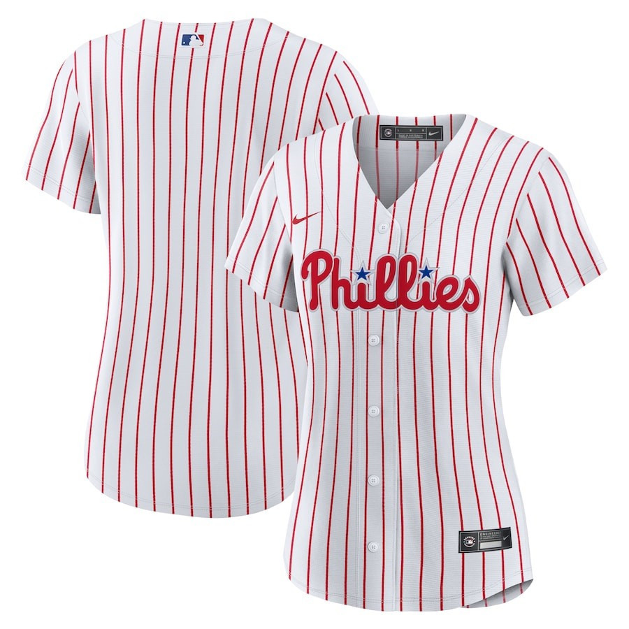Philadelphia Phillies Women's Home Team Jersey - White 