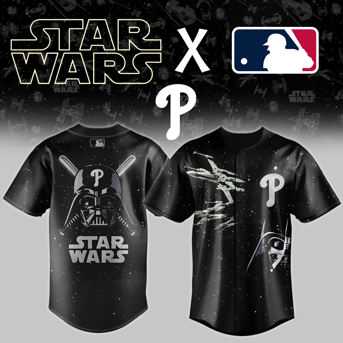 Philadelphia Phillies X Star Wars Custom Baseball Jersey