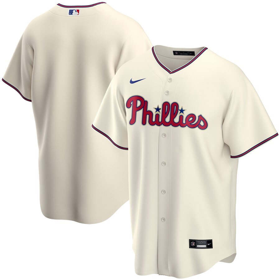Philadelphia Phillies Youth Alternate 2020 Replica Team Jersey - Cream