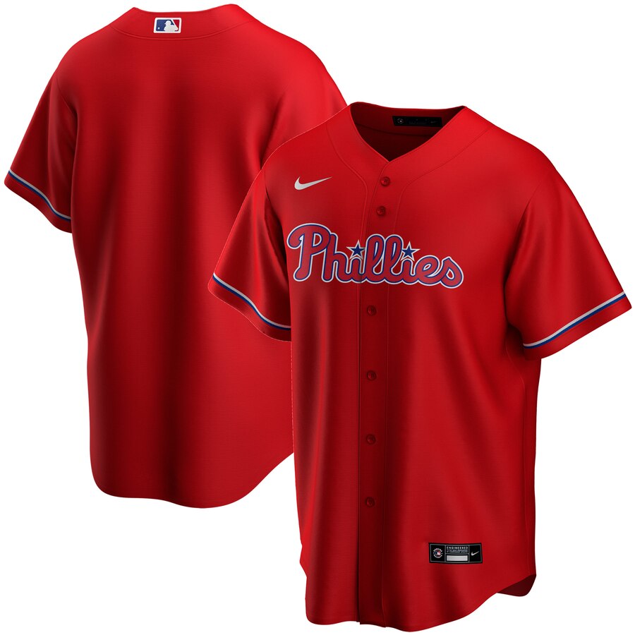 Philadelphia Phillies Youth Alternate 2020 Replica Team Jersey - Red
