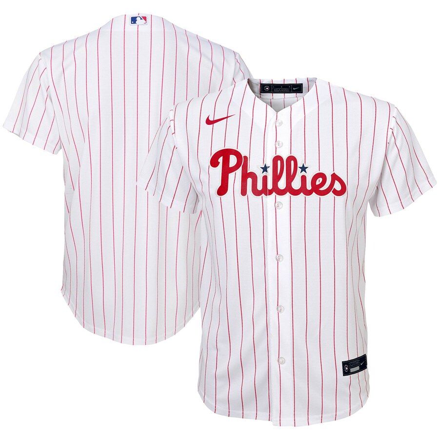Philadelphia Phillies Youth Home 2020 Replica Team Jersey - White