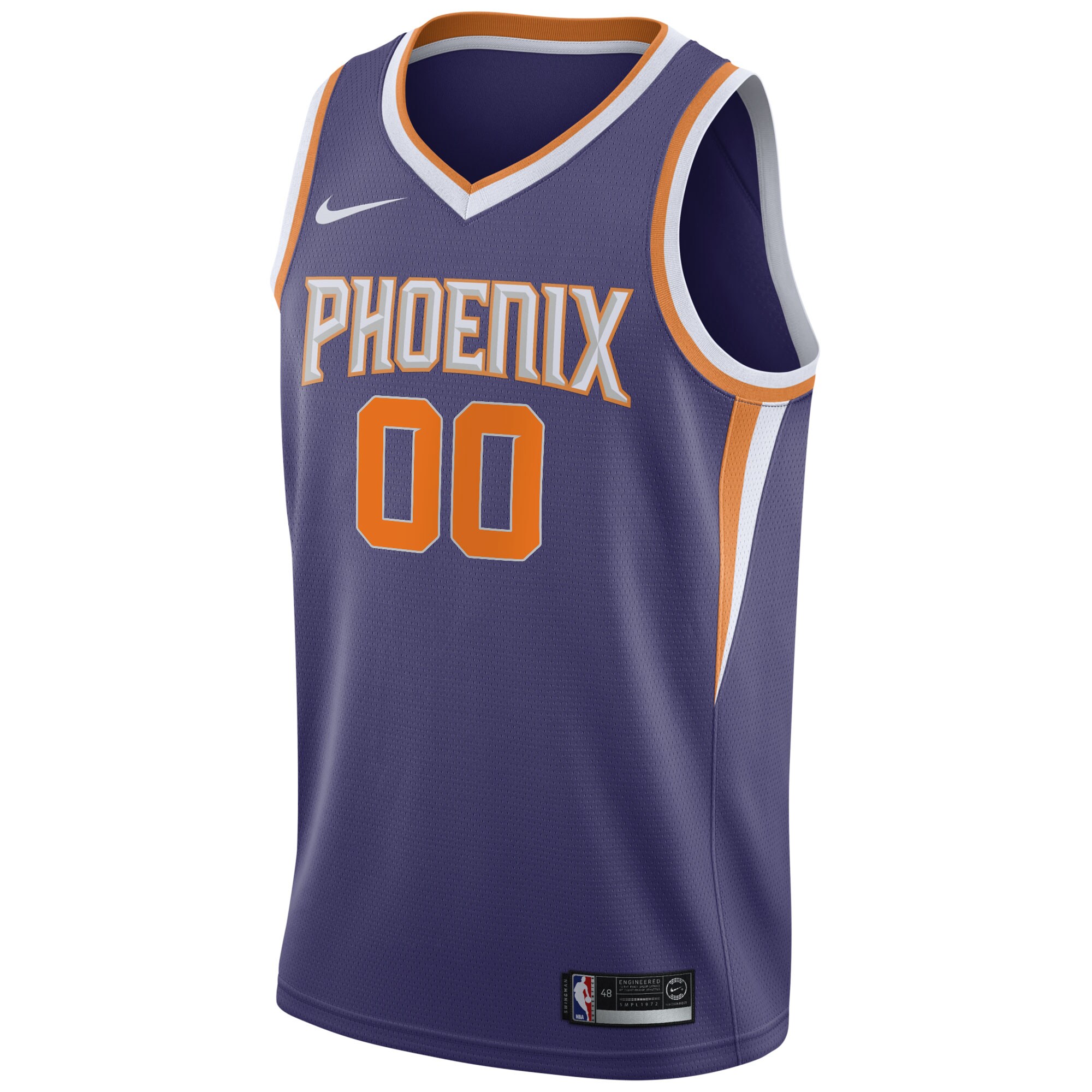 Alternative view of Phoenix Suns 2020/21 Swingman Custom Jersey - Icon Edition - Purple