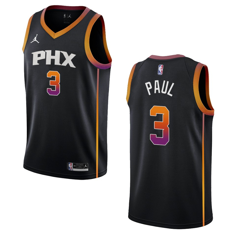 Phoenix Suns Chris Paul 2022-23 Statement Edition Black Swingman Jersey