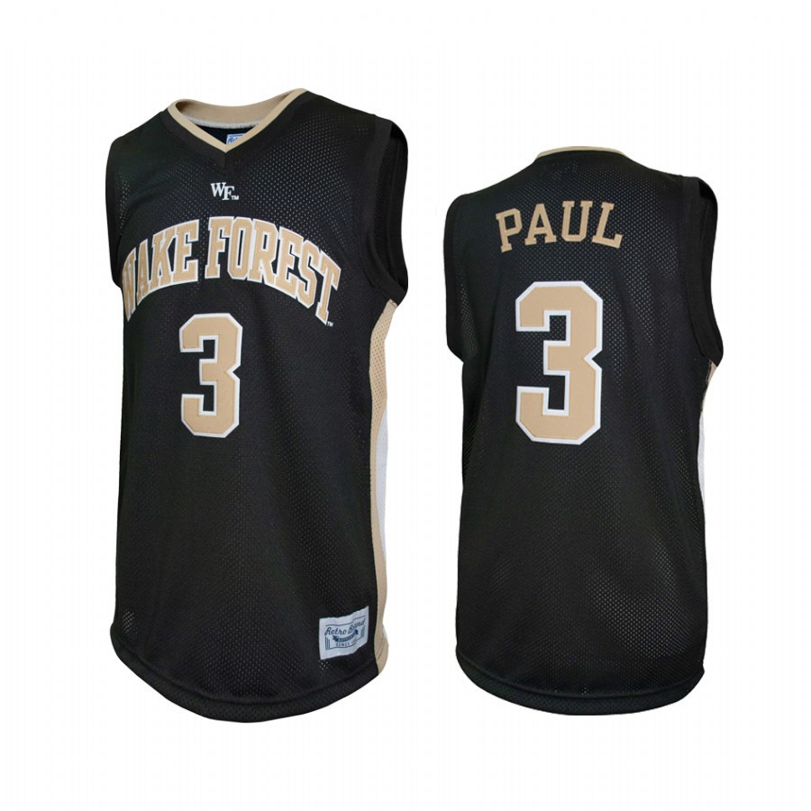 Phoenix Suns Chris Paul 3 Black College Basketball Jersey - JS513 