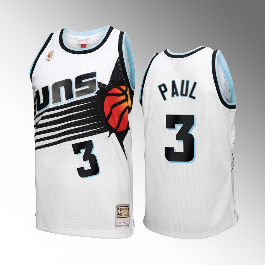 Phoenix Suns Chris Paul 3 White Reload 3.0 Men Jersey Mitchell Ness - JS916 