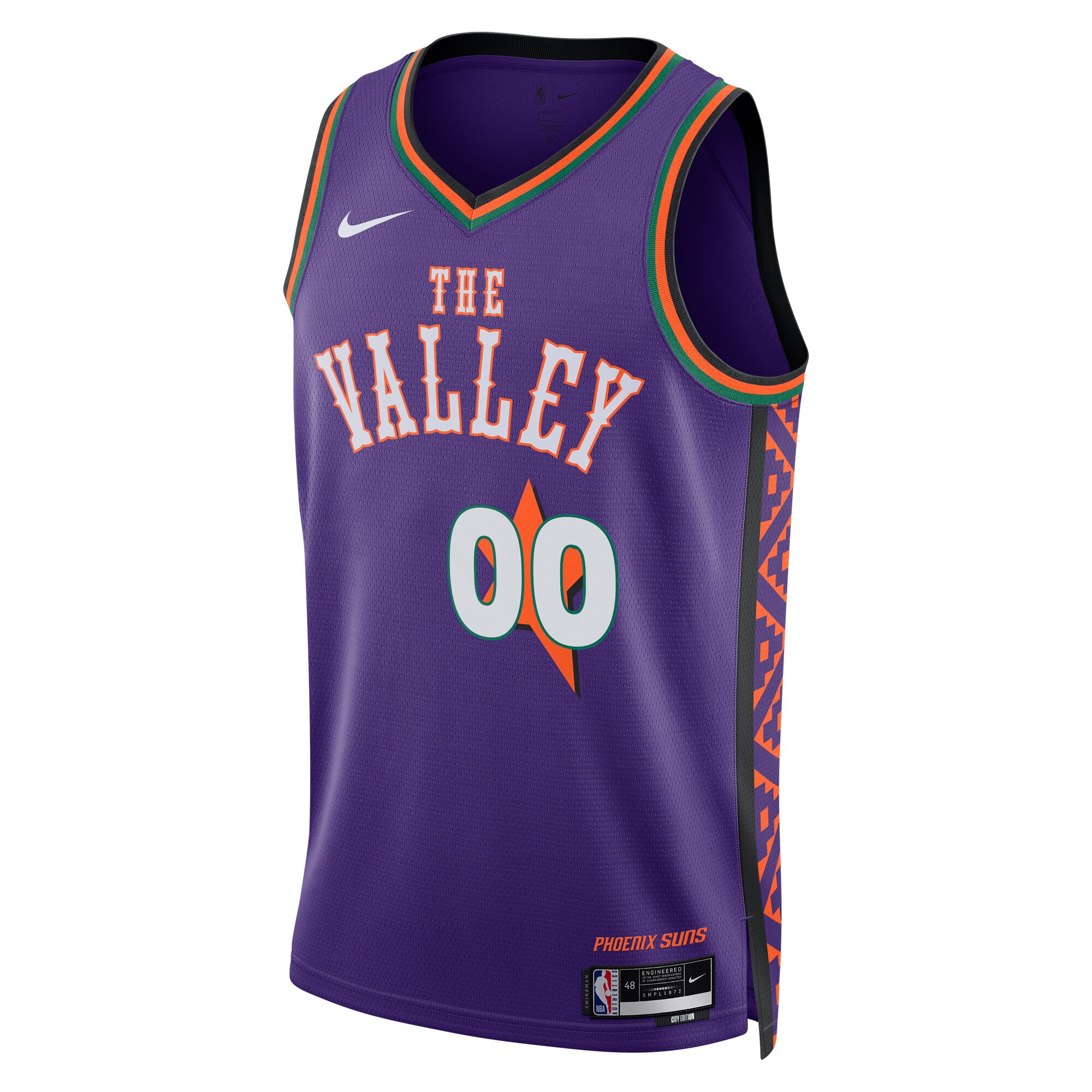 Alternative view of Phoenix Suns City Edition Swingman Jersey 2024 - Custom - Unisex - JS784 