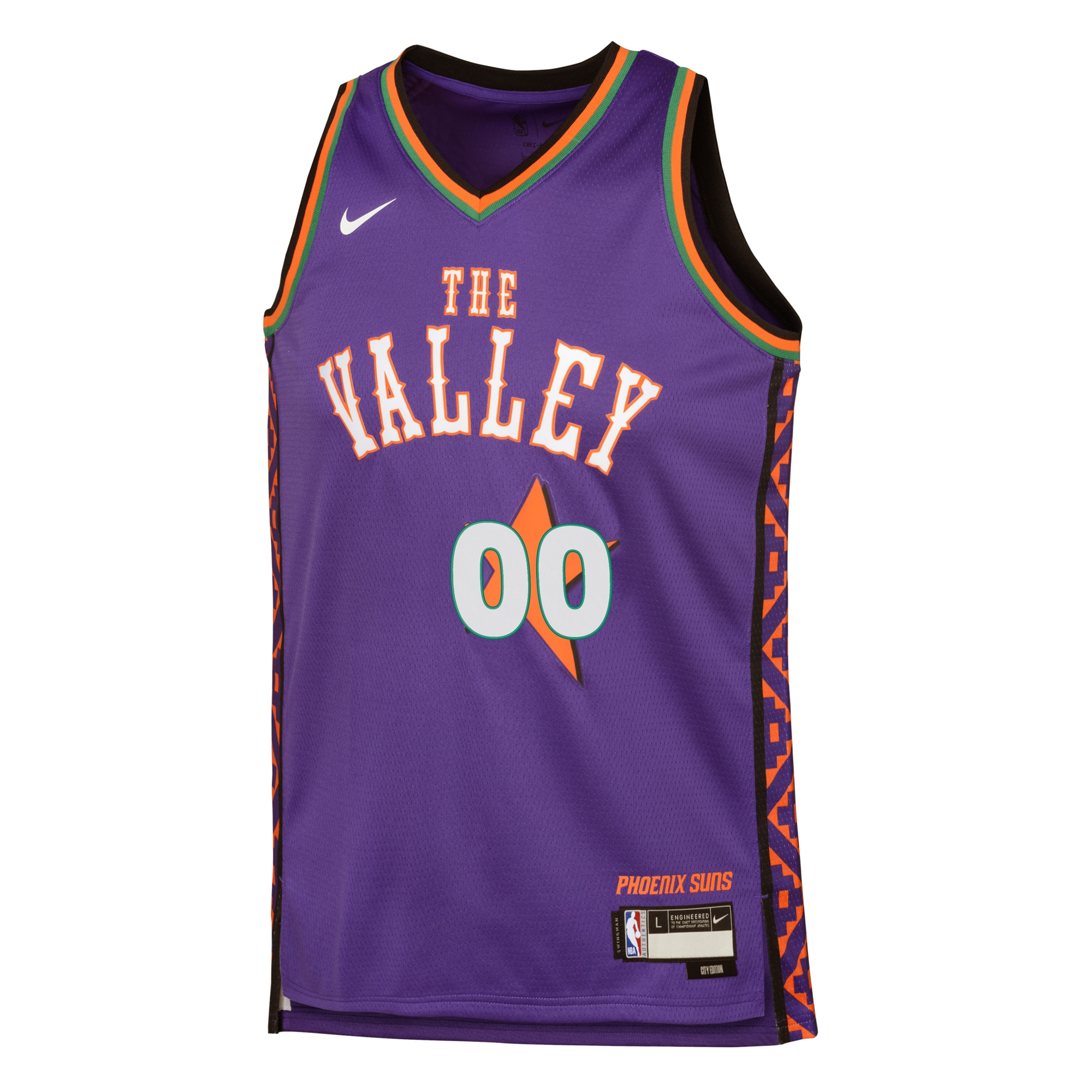 Alternative view of Phoenix Suns City Edition Swingman Jersey 2024 - Custom - Youth - JS472 
