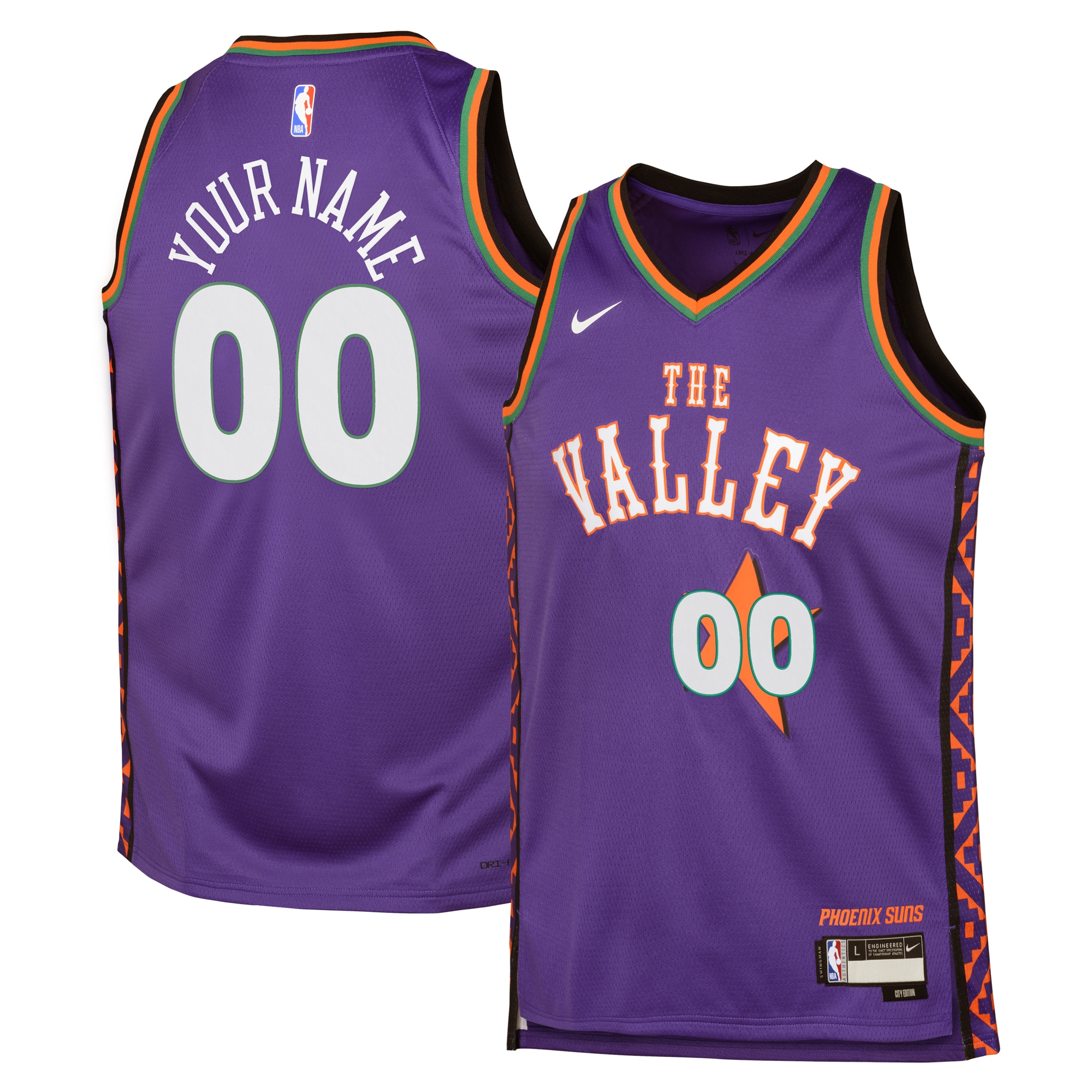 Phoenix Suns City Edition Swingman Jersey 2024 - Custom - Youth - JS472 
