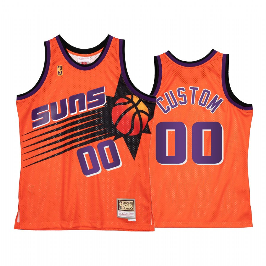 Phoenix Suns Custom 00 Orange Reload 2.0 Jersey - JS412 